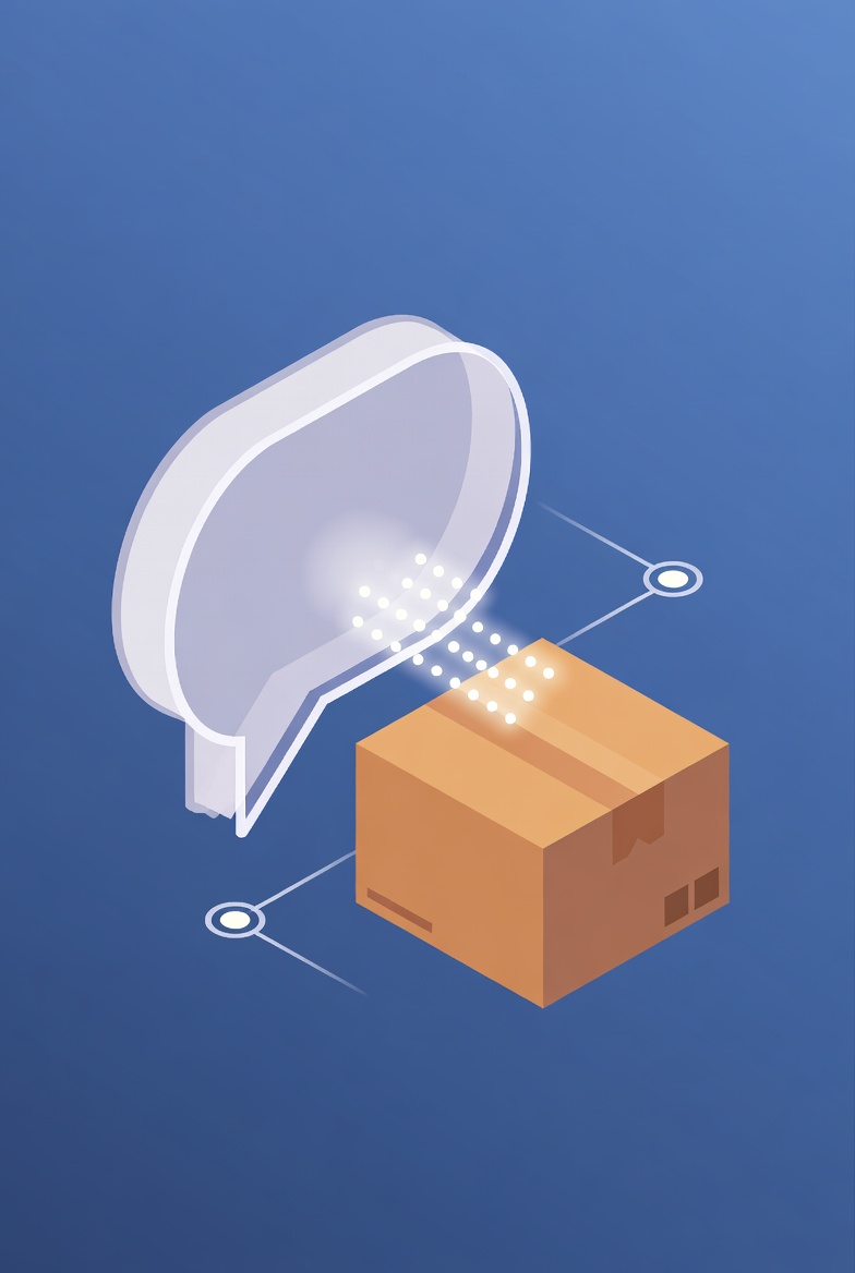 AI logistics copilot illustration