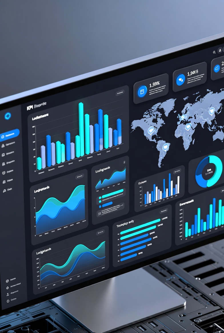 Logistics dashboard interface