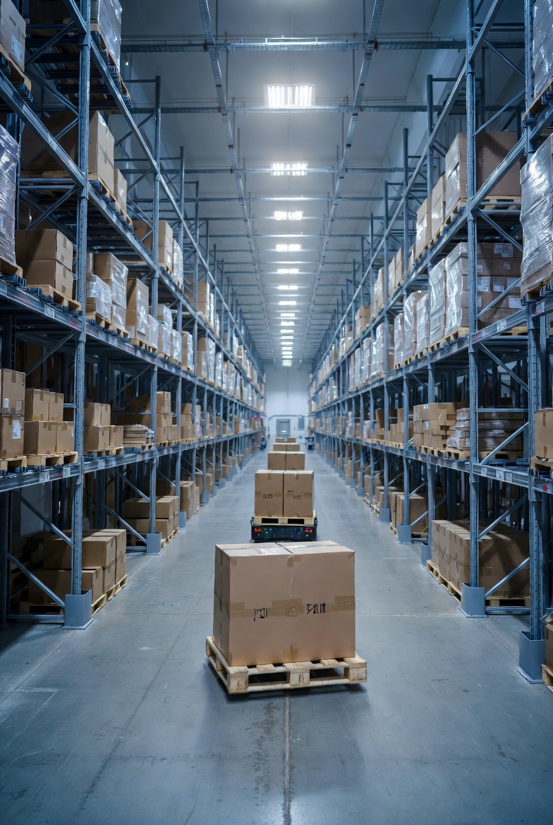 Automated logistics warehouse